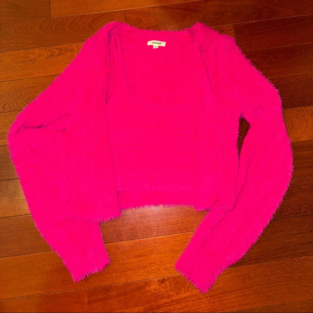 matching 2 piece sweater and tank top